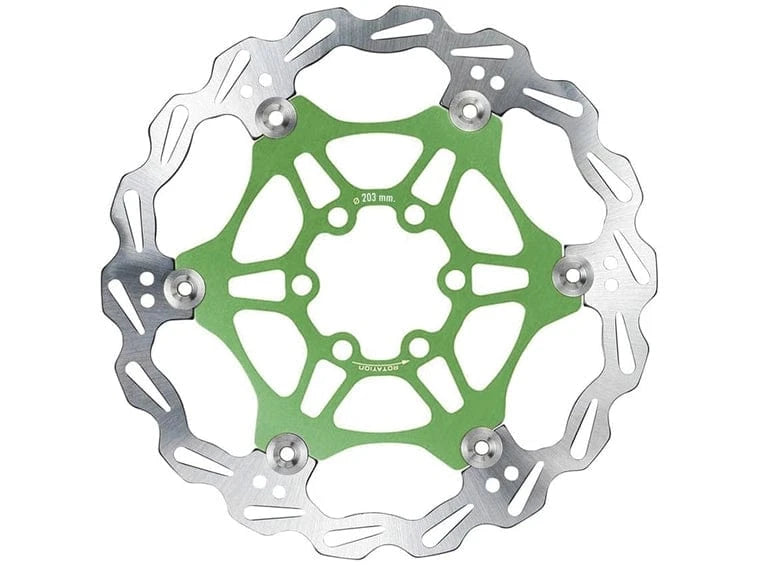 Rotor Brakco Dr-06 203Mm Green Floating Rotor Stainless/Alloy