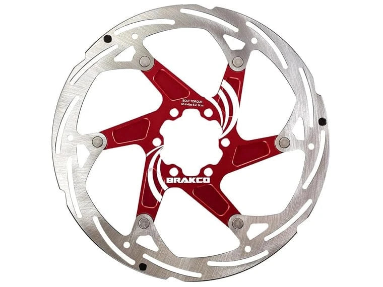 Rotor Brakco Fr-01Sa 203Mm Red Floating Rotor Stainless/Alloy