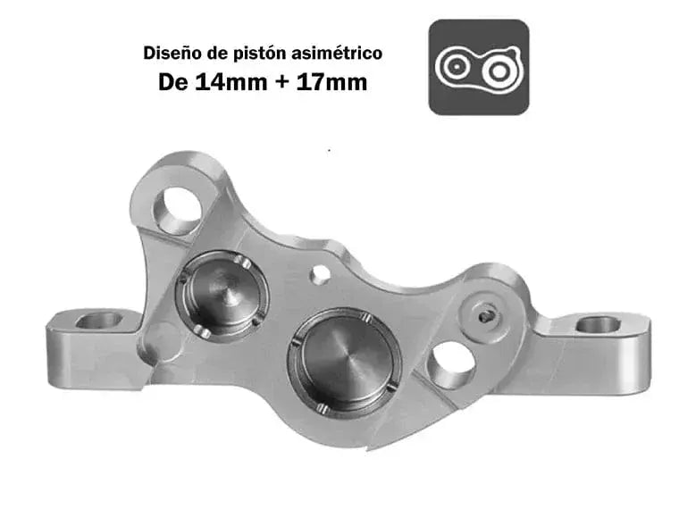 Set De Frenos Lewis Lh4 Color Silver