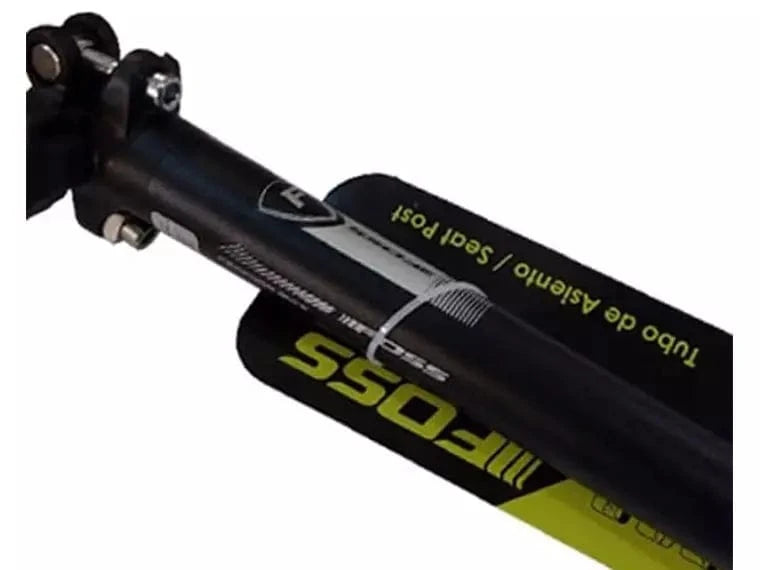 Tubo Asiento Foss 30,9X400Mm Con Microajuste Black