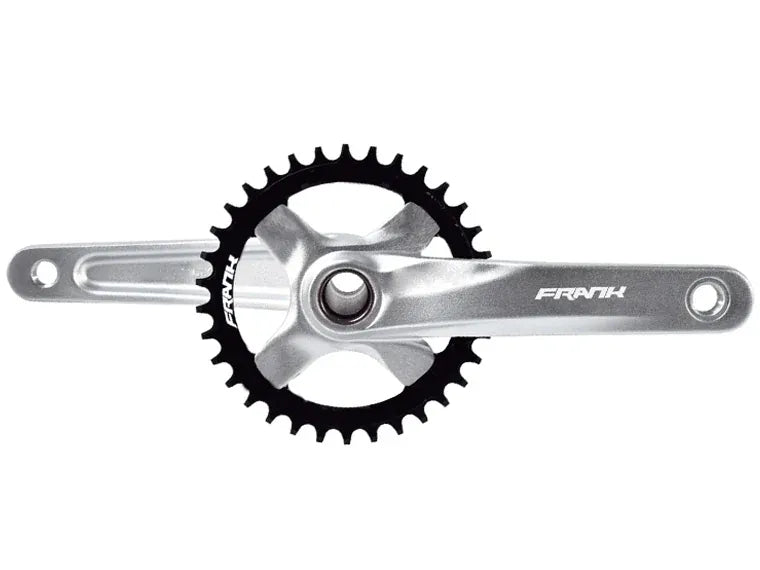 Volante Monoplato 36T FrankTurbo Silver Int 96 175Mm