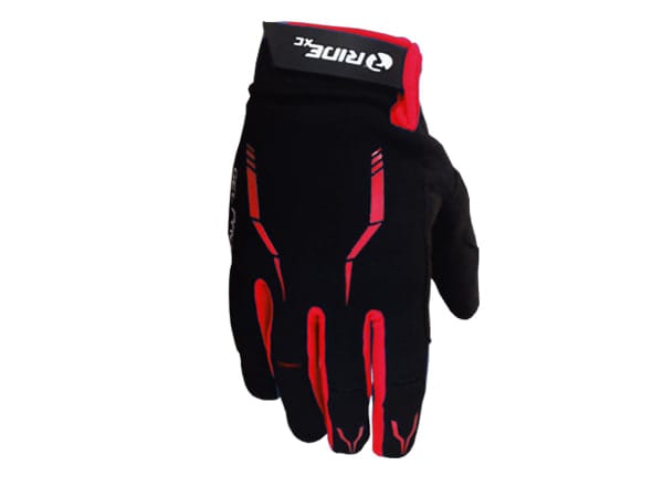 Guante Ridexc Touch Gel Largo Bk/Red