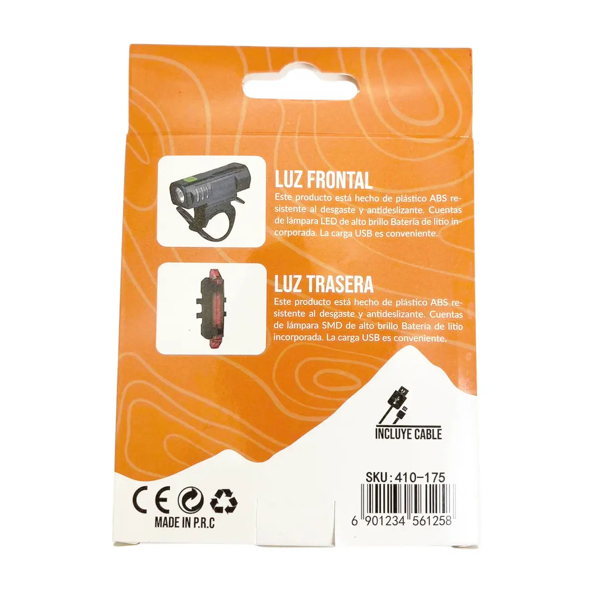 Set luz recargable Taiwan