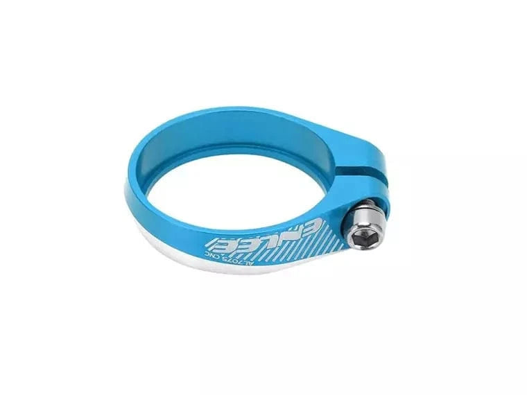 Abrazadera Enlee Solid 34,9Mm Celeste Aluminio