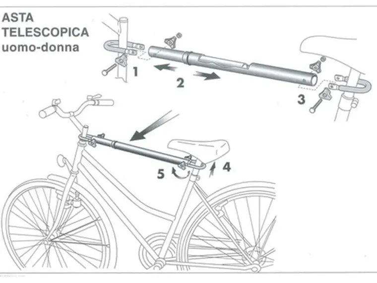 Adaptador de Marco Bicicleta Mujer Peruzzo
