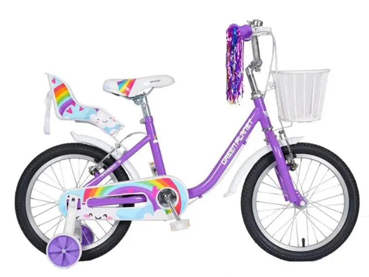 Bicicleta Green Planet Aro 16 Rainbow Lila