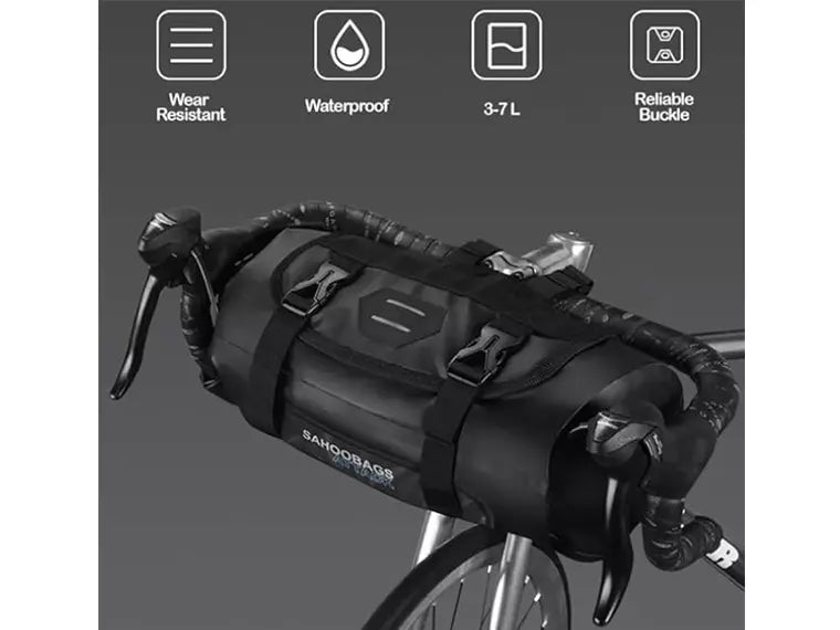 Bolsa impermeable para manillar de bicicleta