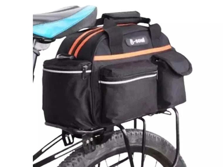 Bolso Trasero Para Parrilla Vittal Black