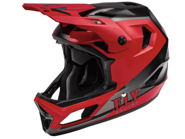 CASCO FLY RACING RAYCE HELMET RED BLACK