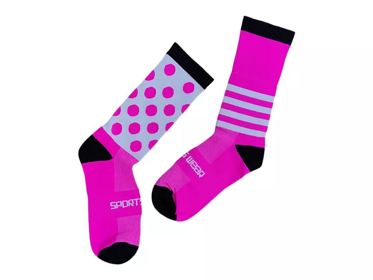 Calceta Black/White/Pink