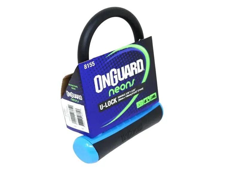 Candado Onguard Llave U-Lock Ns 90X140 Mm Azul