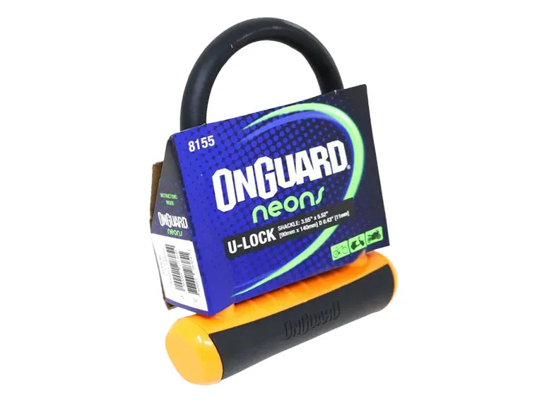 Candado Onguard Llave U-Lock Ns 90X140 Mm Naranjo