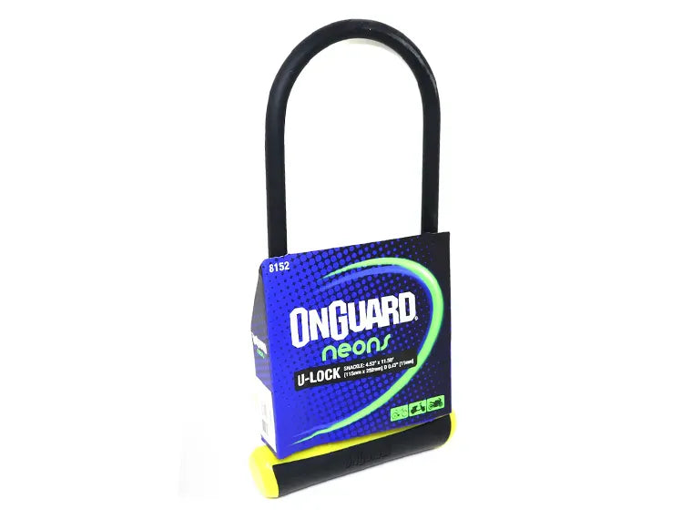 Candado Onguard Llave U-Lock Ns Ls 115X292 Mm Amarillo