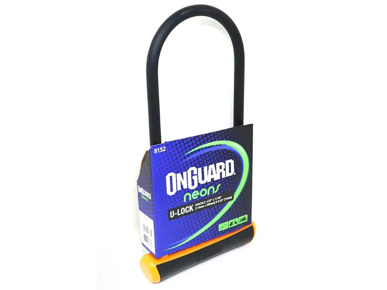 Candado Onguard Llave U-Lock Ns Ls 115X292 Mm Naranjo