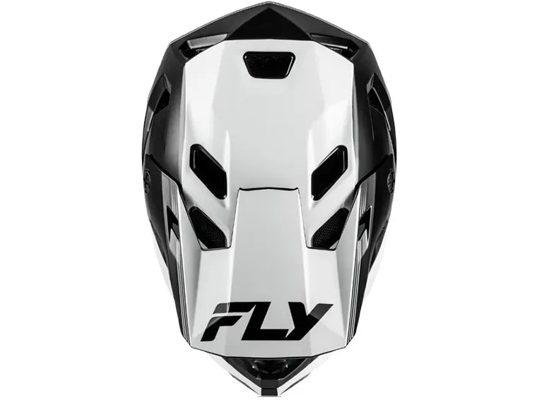 Casco Fly Racing Rayce Repeat Negro Blanco Talla S.
