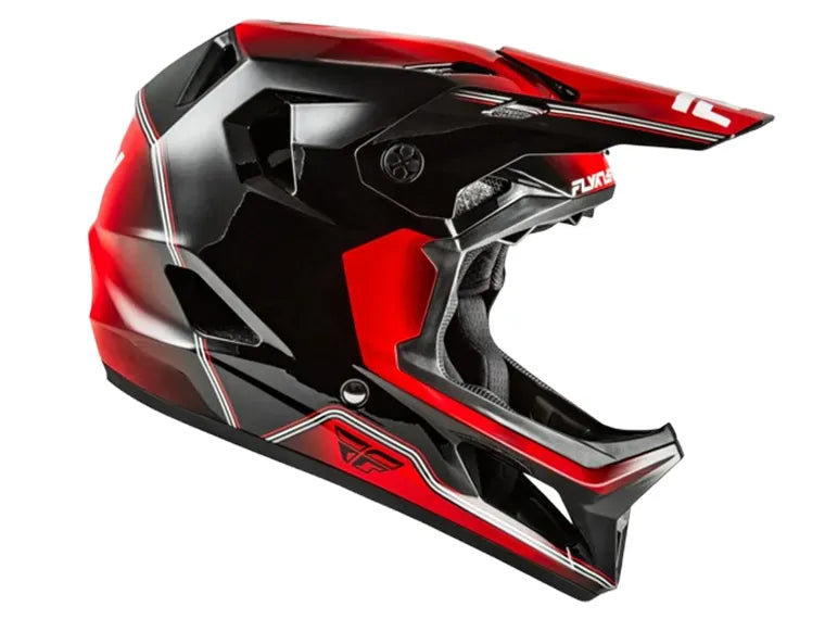 Casco Fly Racing Rayce Repeat Negro Rojo Talla L.