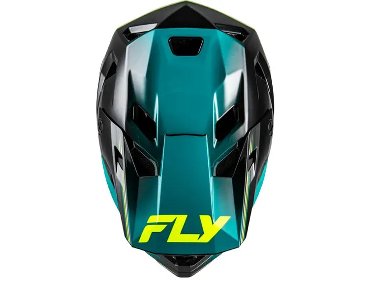Casco Fly Racing Rayce Repeat Negro Verde