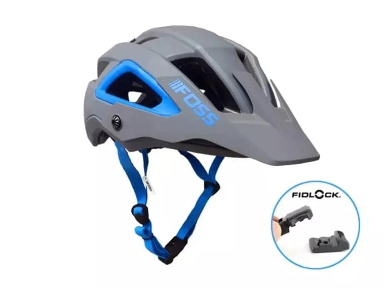 Casco Foss Enduro F9 Gray/Cyan 