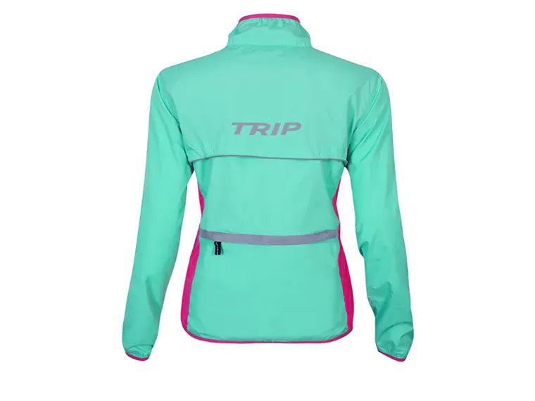 Cortaviento Trip Turq/Pink