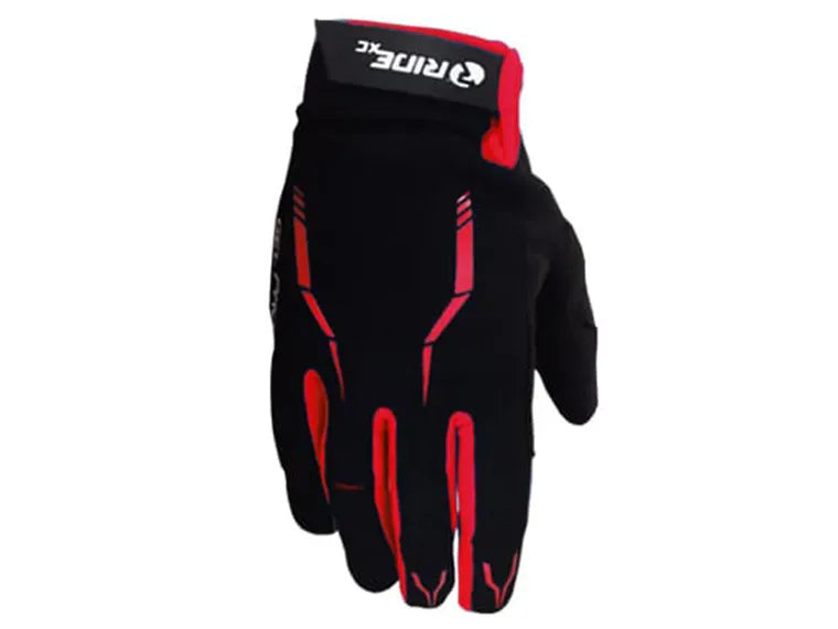 Guante Ridexc Touch Gel Largo Bk/Red