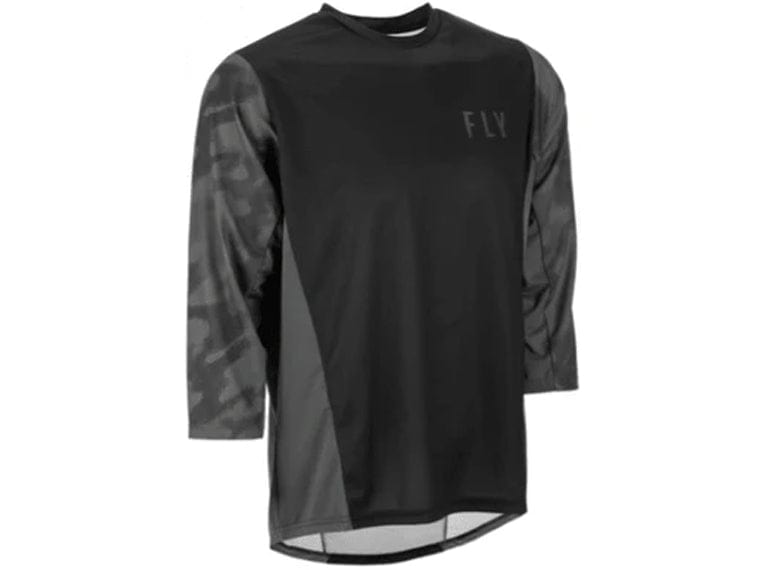 JERSEY FLY RACING RIPA 3 4 SLEEVE BLACK GREY CAMO