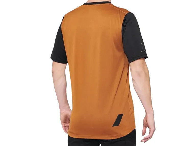Jersey 100% Ridecamp Terracotta/Black SM 100%