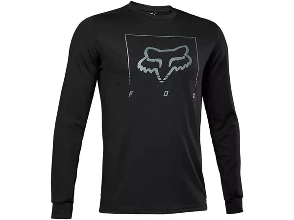 Jersey Fox Ranger Dr Md Ls Tred Negro Talla M - Better Bike