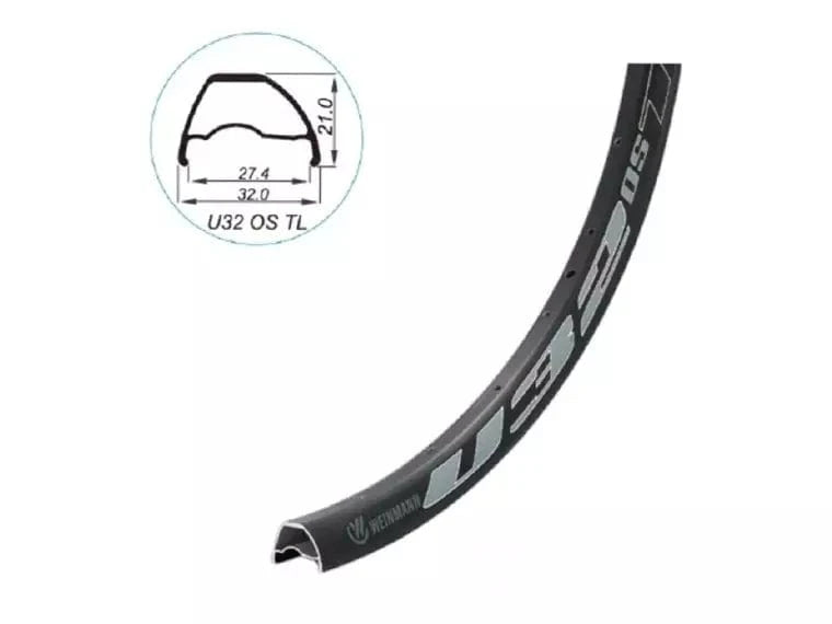 Llanta Weinmann 29 U32 Os Tl Negra 28H Fv