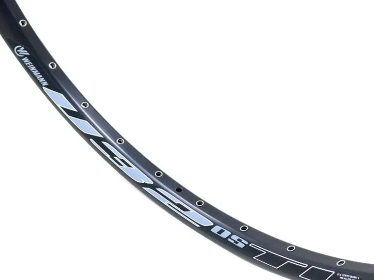 Llanta Weinmann U32 Tl 27.5 Asimétrica Ojetillos 32H Presta Negro