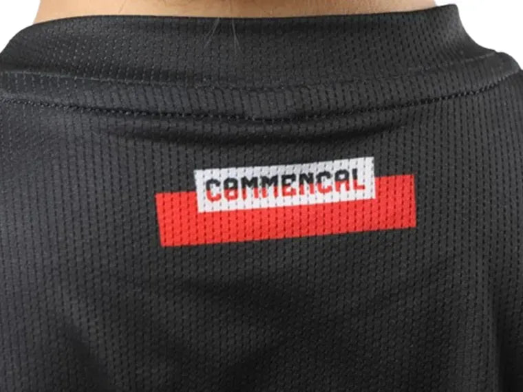 Maillot Commencal Lightech Manga Larga Kids Corporate Black