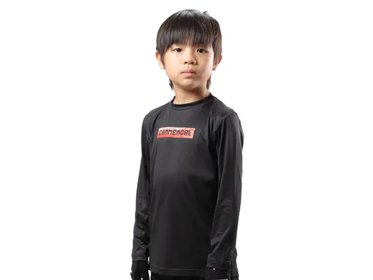 Maillot Commencal Lightech Manga Larga Kids Corporate Black