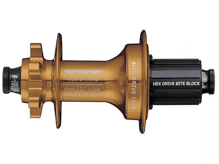 Maza Spank Trasera Hex J-Type Boost R148 Hg Hub Bronce