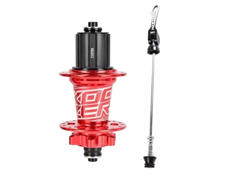 Maza Trazera Koozer Pernos 32H Xm490 10X135Mm Roja - Better Bike
