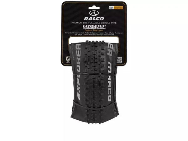 【Rinco】 Neumatico Ralco 27.5 X 2.10 (54-584) Explorer Marco (60 Tpi) (R
