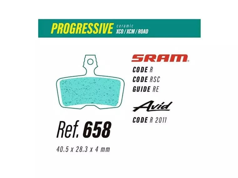 Pastilla De Freno Less Brakes Progressive 658 Para Sram Code, Guide Re