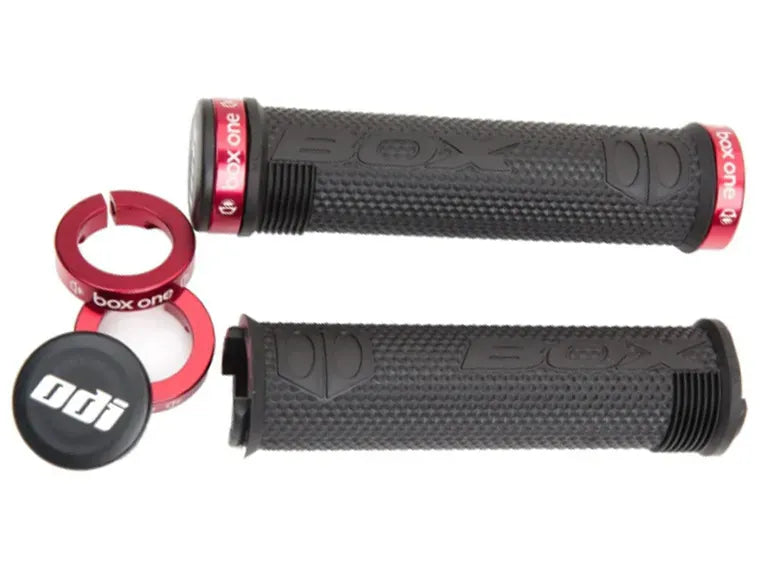 Puños Box One Black Red Clamp