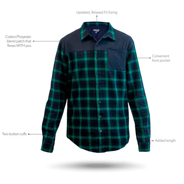 Camisa Handup Flextop Verde Navy