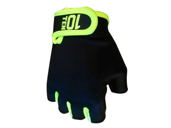 Guante 10Ten Lycra, Black-Lime