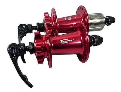 Maza Juego Disco Sellada Eclipse Aluminio Roja 32H Ancha